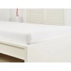 Cearceaf jersey pentru patut de copil EXCLUSIVE 70x140 cm alb