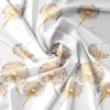 Jemné a prodyšné povlečení z mikrovlákna GOLDEN SEED bílé pro komfortní spánek