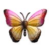 Nástěnná kovová dekorace motýl BUTTERFLY 30 cm – barevný doplněk interiéru