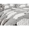 Stylové povlečení WHITE SHEEPS šedé s ovečkami pro útulnou ložnici