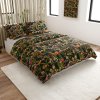 Lenjerie de pat din microfibra MYSTIC GARDEN verde inchis