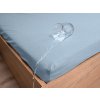 Cearceaf impermeabil pentru patut de copii JERSEY 60x120 cm albastru deschis