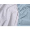 Cearceaf impermeabil pentru patut de copii JERSEY 60x120 cm albastru deschis
