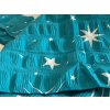 Lenjerie de pat creponata CER DE NOAPTE BLEND turcoaz