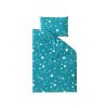 Moderní povlečení NOČNÍ OBLOHA tyrkysové s hvězdami