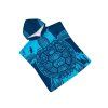 81338 2 detske ponco indigo modre 60x120 cm s motivem zelvy