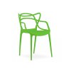 Set 4 bucati scaune din plastic KATO verzi