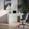 Elegantní psací stůl NEVY 120x60 cm bílý do domácí kanceláře