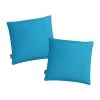 Set 2 buc perne de exterior CALINO 45x45 cm, albastru azur