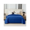 Stylový přehoz LANTA tmavě modrý pro moderní ložnici