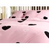 Pohodlné bavlněné povlečení CORAZON BLEND růžové pro klidný spánek