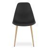 Designové židle OSAKA černé – balení 4 ks pro moderní interiér