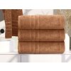 Prosop de corp Confort Maxi maro 100x200 cm cu bordură decorativă, 100% bumbac