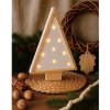 Svítící vánoční dekorace LED stromeček STARLIT TREE 36 cm, bílý