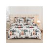 Vánoční povlečení SNOWY HOUSES bílé s motivem zasněžené vesničky