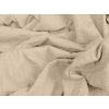 Cearsaf Jersey pentru patut copil bej deschis 70 x 140 cm