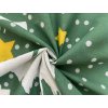 Lenjerie de pat din bumbac EVERGREEN DREAMS verde