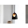Lampa suspendata de design neagra ELDA