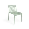 Plastová židle TREGO zelená pro venkovní i vnitřní použití