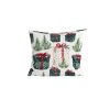 Set de 2 huse decorative pentru perna CHRISTMAS PRESENT 45x45 cm, crem