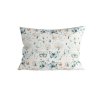 Dekorační povlaky ELIVINE 40x60 cm bílé s jemným květinovým vzorem
