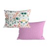 Květinové povlaky LUNETTA 40x60 cm růžové s veselým vzorem