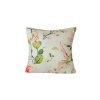 Barevný mikroplyšový povlak na polštářek BRONEA 45x45 cm s ptáčky a květy