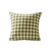 Povlak na polštářek KELVIO zelený 45x45 cm v moderním kostkovaném designu