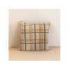 Hřejivý a měkký povlak na polštářek PLAID 45x45 cm krémový s kostkovaným motivem