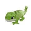 Zelený plyšový chameleon s dětskou dekou uvnitř