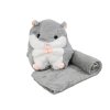 Praktický plyšový křeček s dekou – ideální na cesty