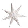 Dekorační hvězda AUREVIA 60 cm bílá – vánoční závěsná ozdoba