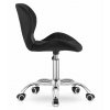 OFERTA Scaun de birou negru AVOLA VELVET II. calitate