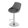 OFERTA Scaun de bar gri VELVET KAST II. calitate
