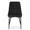OFERTA Scaun de dining din catifea neagra IMOLA II. calitate secundara