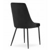 OFERTA Scaun de dining din catifea neagra IMOLA II. calitate secundara