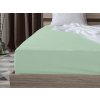 Mátově zelené Jersey prostěradlo EXCLUSIVE 200x220 cm pro velkou postel