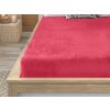 Červené prostěradlo mikroplyš SOFT 90x200 cm pro zimní pohodlí