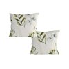 Dekorační povlaky na polštář KARDA 45x45 cm bílé – sada 2 ks