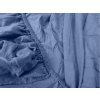 Pružné modré jersey prostěradlo s lycrou 180 × 200 cm – pohodlné spaní každý den