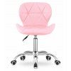 OFERTA Scaun de birou roz AVOLA din piele ecologica Clasa II
