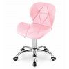 OFERTA Scaun de birou roz AVOLA din piele ecologica Clasa II