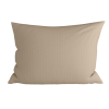 Světle hnědý krepový povlak na polštář DENYX 70x90 cm do ložnice
