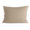 Světle hnědý krepový povlak na polštář STANDO 70x90 cm do ložnice