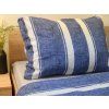 Lenjerie de pat din bumbac Renforce creponat BLUE LINE albastru