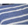 Lenjerie de pat din bumbac Renforce creponat BLUE LINE albastru
