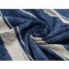 Lenjerie de pat din bumbac Renforce creponat BLUE LINE albastru
