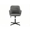 Pohodlná sada 2 ks šedého kancelářského křesla NERIS s ergonomickým tvarem