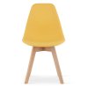 OFERTA Scaun muștar KITO cu picioare din fag Calitatea II