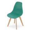 OFERTA Scaun verde KITO cu picioare din fag II. calitate